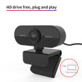 1080P high-definition mini computer camera, live streaming camera, built-in microphone, USB network camera, support for laptop. 