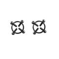 2pcs Stainless Steel Fake Nipple Rings for Women, Various Colors Clip On Nipple Jewelry Non Piercing Nipple Ring. 