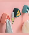 Self-Adhesive Towel Holder - Pure Plastic with Double Tap - Daraz Exclusive - Wall-Mounted Towel Rack - Bathroom Organizer - Strong Adhesive - Space-Saving - Kitchen Towel Hook - Easy Installation - Multi-Purpose Holder - Removable Towel Hanger - Durable. 