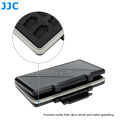 JJC 30 Slots Micro SD Card Case with Label Water Resistant Shockproof Micro SD Card Holder MicroSDHC/MicroSDXC/Micro SD Card. 