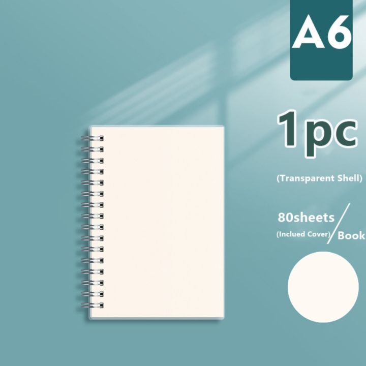 Horizontal Paper Design A4/A5/A6/B5 Coil Notebook Grids/Blank/Horizontal Line Flip Over Design ...