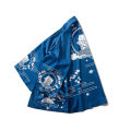 Kimono with Japanese Cat Print, Thin Kimono for Men, Japanese Streetwear, Blue, Casual, Outerwear. 
