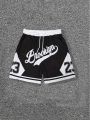 Summer Basketball Shorts Classic Retro Comfortable Print Shorts Fashion Athletic Breathable Outdoor Sports Training Shorts Moto.