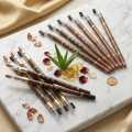 2 in 1 Head Black & Brown eyeliner eyebrow pencil (1Pc) with sharpener Double eye liner pencil easy to draw makeup pencil. 