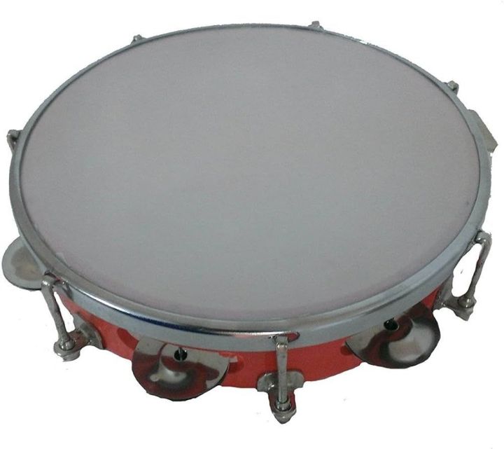 Khanjari Tambourine Hand Percussion Musical Instrument 8 inc