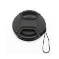 Lens cap 49 52 55 58 62 67 72 77 82 86mm center pinch Snap-on cap cover for canon nikon sony camera Lens without logo. 