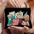A Dental hygienist makeup bag - women's multifunctional zipper bag, jewelry storage bag, perfect travel zipper small storage bag. 