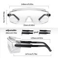 Anti Fog Dust Safety Goggles Clear Adjustable Frame Industry Chemical Eyeglasses Impact Resistant Protective Surgery Goggles.