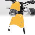 Universal Motorcycle Windshield Windscreen Wind Deflector Round Headlight For Husqvarna For Yamaha XSR For Royal Enfield Triumph.