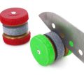 Mini  Sharpener Stone 1 pcs Round Grinding Wheels Sharpening Stone Household Whetstone. 