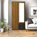 Big Size Two Door Premium Almirah with Mirror, Cloth Shelves & Cloth Hanger Engineered Wood Wardrobe | 2 Door Cupboard Almirah by Furnisha Decor.