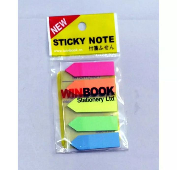 Sticky%20Notes%20Flag%20Shape%20-%20%20Post%20It%20Notes%20-%20Pack%20of%2025%20x%205%20Colour%20-%20Image%202