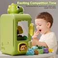 Dinosaur Claw Machine Toys Electronic Arcade Game Adjustable Catch Doll Machine Music Mini Vending Birthday  For Kids. 