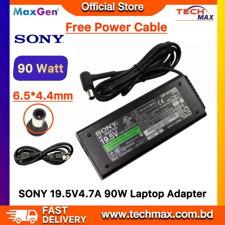 SONY Laptop Adapter For SONY VAIO EB EH SVF15 SVF14 SVE14 SVE15 VGN PCG VPC Series (19.5V-4.7A /3.42A (6.5mm*4.4mm) Adapter