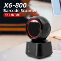 1D 2D QR Wired Barcode Scanner High-speed  Platform Hands-Free Automatic Sense Reader USB Port Plug&Play for Window Android. 