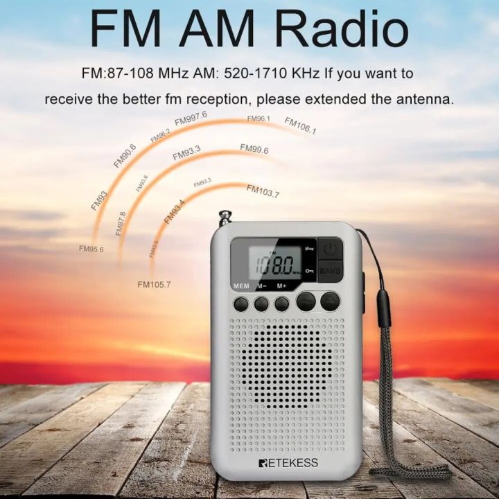 Retekess%20TR106%20Mini%20Radios%20Portable%20Radio%20AM%20FM%20Battery%20Operated%20Pocket%20Radio%20Speaker%20Stereo%20LCD%20Display%20Headphone%20Jack%20Clock%20-%20Image%203