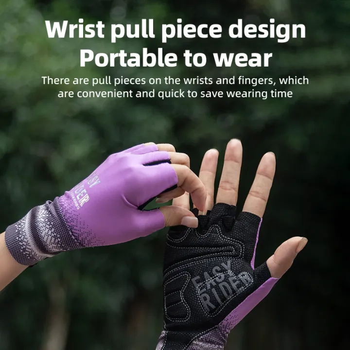 ROCKBROS%20Cycling%20Gloves%20Half%20Finger%20Road%20Bike%20Gloves%20Shock%20Absorption%20MTB%20Gloves%20Women%20Riding%20Sport%20Breathable%20Gloves%20-%20Image%203