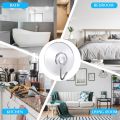 Suction Cup Hooks, 1.77 Inches Clear PVC Suction Cups with Metal Hooks Removable Small Suction Cups for Kitchen Bathroom Shower Wall Window Glass Door. 