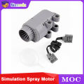 New MOC Smoke Exhaust Motor Simulated Spray Effect Building Blocks Car PF Model Parts Power Functions Technical Motor. 