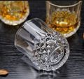 Transparent Diamond design Coke Glass/ Olila-W41/ Sorbot glass (6 pcs) set.