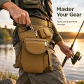 Motorcycle Drop Leg Bag Outdoor Multifunctional Hip Belt Waterproof Waist Bags Travel Cycling Hiking Portable Shoulder Body Bag.