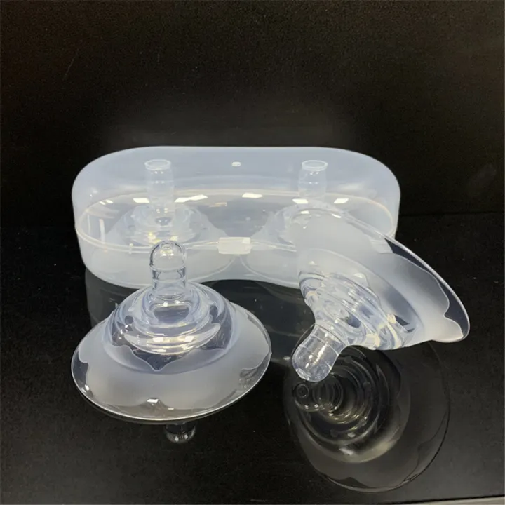 2pcs%20Silicone%20Nipple%20Protectors%20Breast%20Milk%20Feeding%20Mothers%20Nipple%20Shields%20Protection%20Cover%20Breastfeeding%20Milk%20Extractor%20Nipple%20-%20Image%202