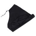 Black outdoor portable vacuum bag with drawstring closure for large-capacity leaf blower storage bag, 1 pc. 