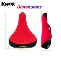 BMX Saddles BMX Bike Saddle Dirt Jump Bike Seat Freestyle Racing Cruiser Fiber Cloth Ultralight Soft Comfortable Bicycle Saddle. 