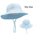 Children's sun hat 2025 new bowl hat fisherman hat cute super cute sun hat breathable fisherman hat. 
