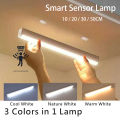 Wireless USB Rechargeable Motion Sensor LED Bar Light Induction Night Light Portable Cordless Magnetic Cabinet Lamp for Kitchen. 