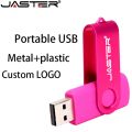 JASTER High Speed Fashion Rotatable USB 2.0 Flash Drives 64GB 32GB Pen Drive Black Waterproof Business Pendrive U disk.