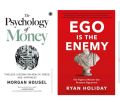 2 books SAT EGO IS THE ENEMY & THE PSYCHOLOGY OF MONEY. 