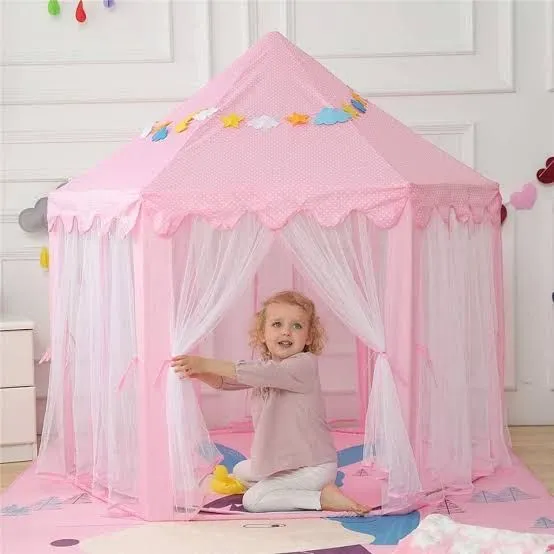 Princess%20Castle%20Tent%20For%20Girls%20Fairy%20Play%20Tents%20for%20Kids%20Hexagon%20Playhouse%20Toys%20For%20Children%20Or%20Toddlers%20Indoor%20Or%20Outdoor%20Games%20-%20Image%203