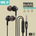 Geeoo x-10 High quality wired premium bass headphone.. 