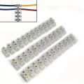 1Pc 12 Way Barrier Screw Terminal Block Wire Connector Strip 10Amp. 