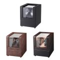 Double Watch Winder for Automatic Watches Automatic Watch Winder Leather Box 2 Slots Watch Winder for Men with Quiet Motor. 
