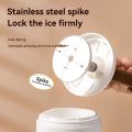 Handheld Shaved Ice Maker with Ice Cube Trays BPA Free Portable Manual Snow Cone Crusher for Home Use. 