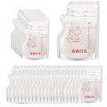 50pcs Breast Milk Storage Bags Pre Sterilized Leak Proof BPA Free Pouches Disposable Breastmilk Storage Pumping Freezing Elephan. 