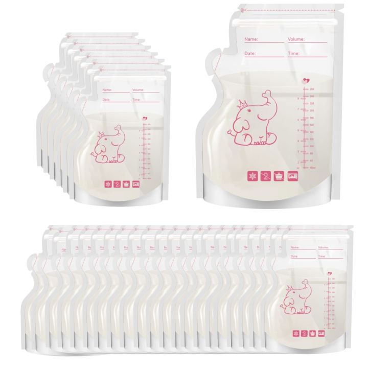 50pcs%20Breast%20Milk%20Storage%20Bags%20Pre%20Sterilized%20Leak%20Proof%20BPA%20Free%20Pouches%20Disposable%20Breastmilk%20Storage%20Pumping%20Freezing%20Elephan%20-%20Image%204