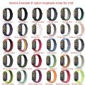 Nylon Loop for xiaomi Mi Band 9 8 Strap 8 NFC SmartWatch Wristband Correa Replacement sport pulsera for Miband 8 Bracelet Correa. 