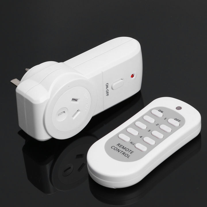 433.92MHz%20Smart%20Socket%20240V%2050Hz%2010A%20Wireless%20Remote%20Control%20On/Off%20Wireless%20Remote%20Control%20Socket%20Portable%20for%20Light%20Lamp%20-%20Image%204