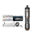 Worx 4V Electrical Screwdriver Sets WX242 Smart Cordless Electric Screwdrivers USB Rechargeable Handle 30 Bit Sets Power Tools. 