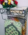 Space saver Metal Wall Stand Includes 3 Jaymamaz Hangers 12″ Black. 