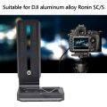 L Bracket Camera Mounting Quick Release Plate for DJI Ronin S SC Gimbal Vertical Stabilizer Camera Replacement Parts. 