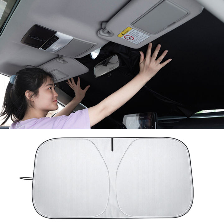 Car Front Window Windshield Sun Shade Cover Summer Sunscreen UV Protector Parasol Sunshade Auto Interior Accessories