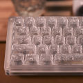 2027 White Carbon Fiber Texture Keycaps Cherry Profile Transparent PC Side Print Keycaps sets For MX Cherry Mechanical Keyboard.