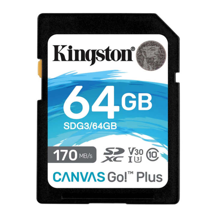 Kingston%2064GB%20/%20128GB%20SDXC%20Canvas%20Go%20Plus%20170MB/s%20Read%20SDG3%20Memory%20Card%20-%20Image%203