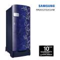 SAMSUNG RR20C2Z226U/IM 192 Litres Single Door Refrigerator with Stylish Grande Design (Flower Pattern Blue). 
