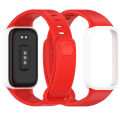 For Xiaomi Band 9 active strap Silicone Watch Strap Two-Color Smart Watchband Replacement Bracelet for Redmi mi band 3 strap. 