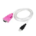 USB to RS232 DB9 Serial Cable 9-pin Shielding High Speed Data Transmission Dual Chip Computer Printer Scanner. 